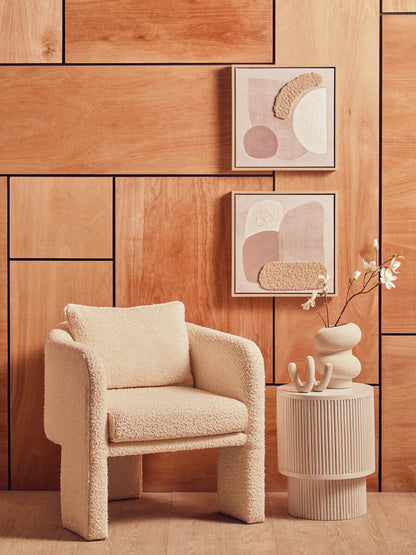 Astratto Set Of 2 Natural Textured Wall Art