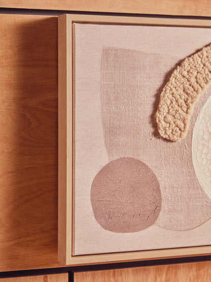 Astratto Set Of 2 Natural Textured Wall Art