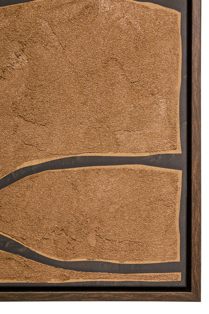 Astratto Set Of 2 Brown and Black Textured Wall Art