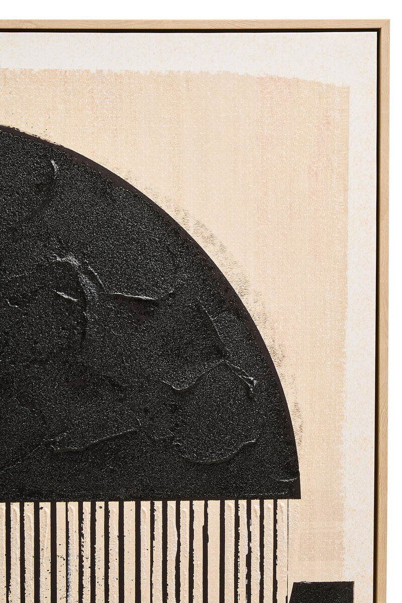 Astratto Black and Cream Wall Art - Image 6