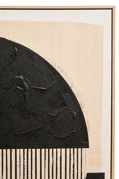 Astratto Black and Cream Wall Art