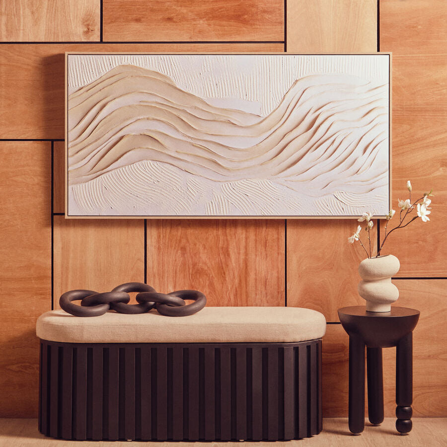 Astratto Cream Textured Wall Art