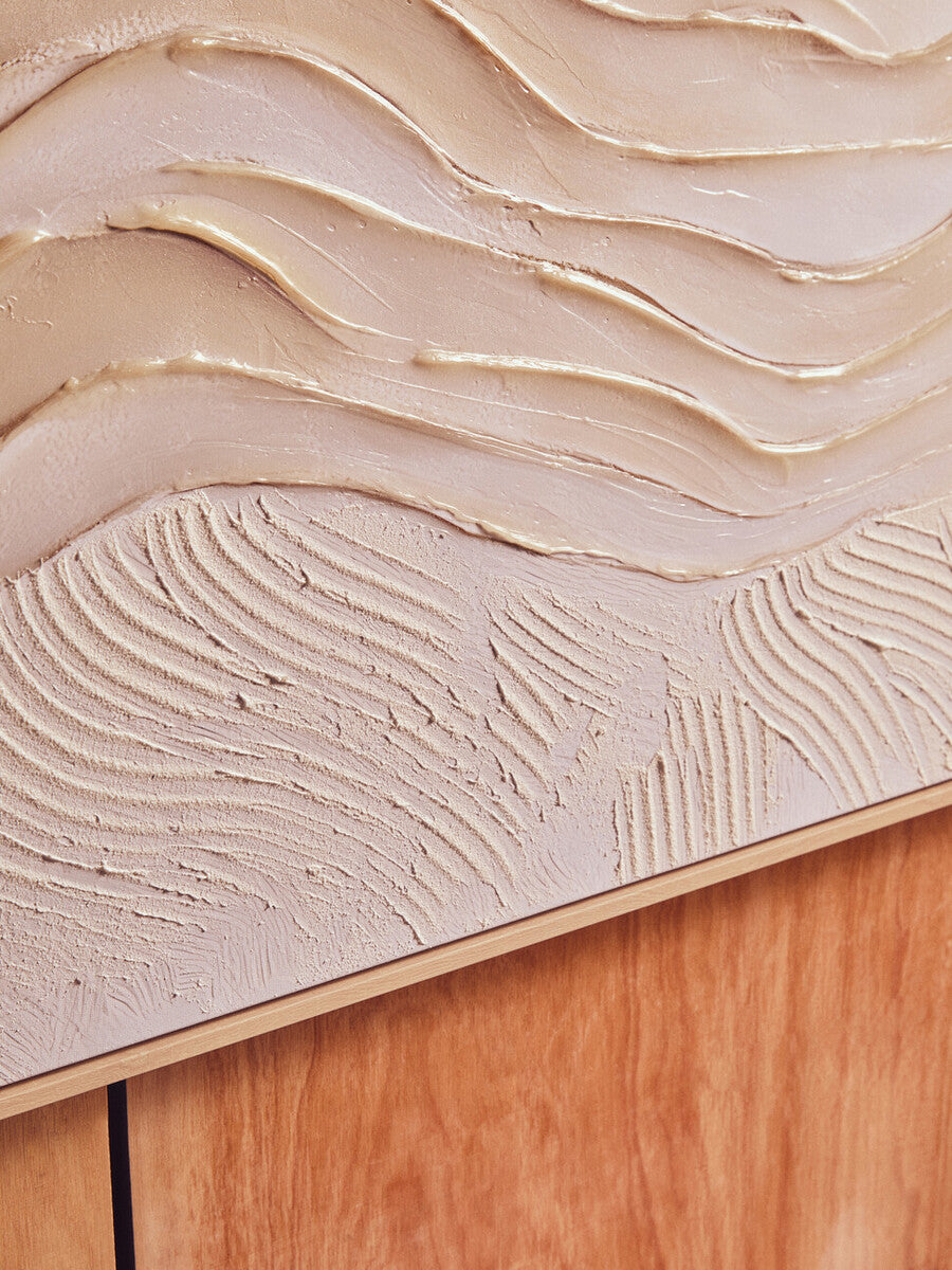 Astratto Cream Textured Wall Art