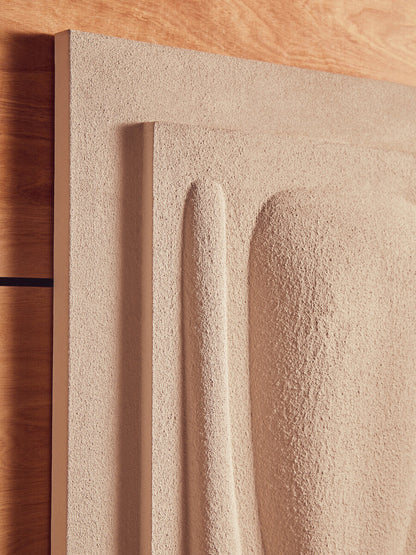 Astratto 3D Cream Wall Art