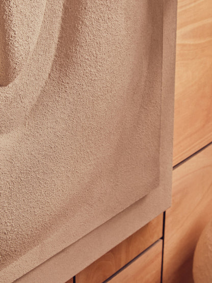 Astratto 3D Cream Wall Art