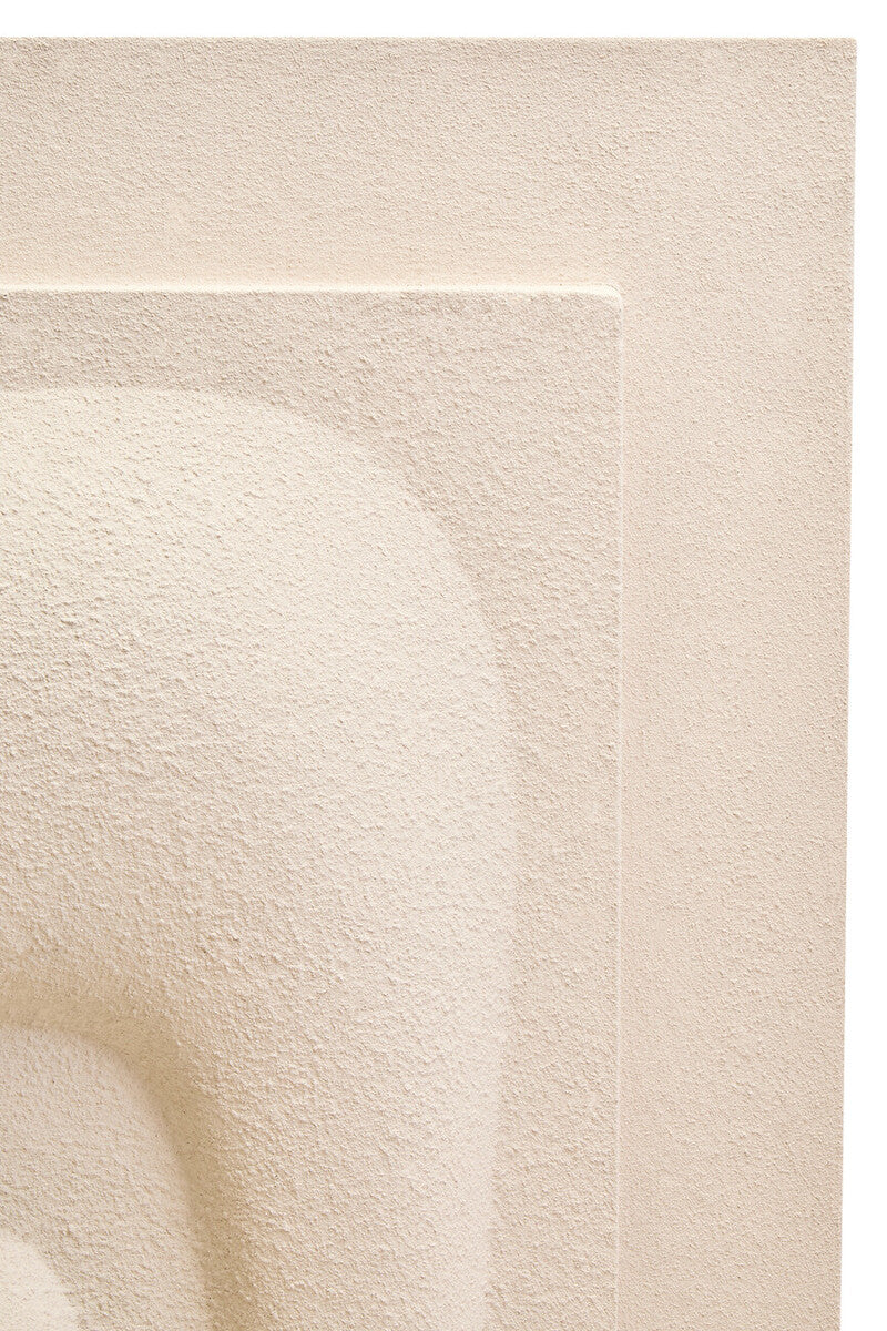 Astratto 3D Cream Wall Art