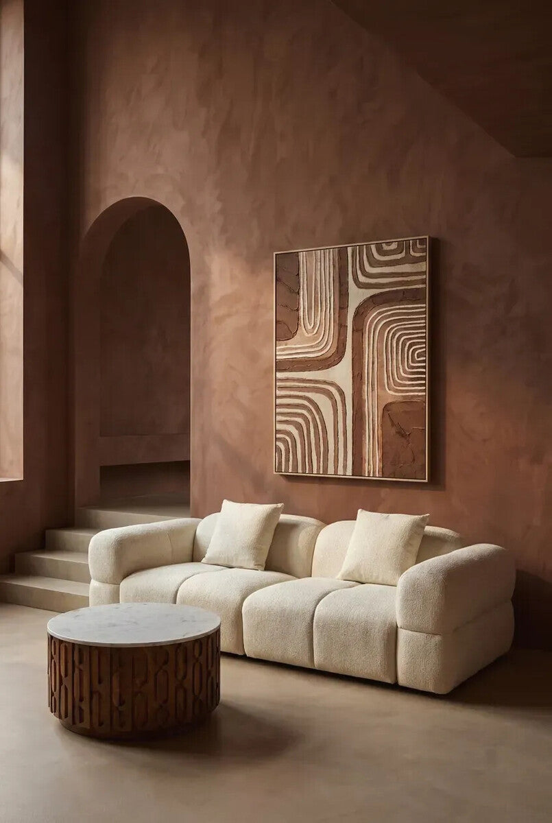 Astratto Textured Wall Art in Earthy Tones