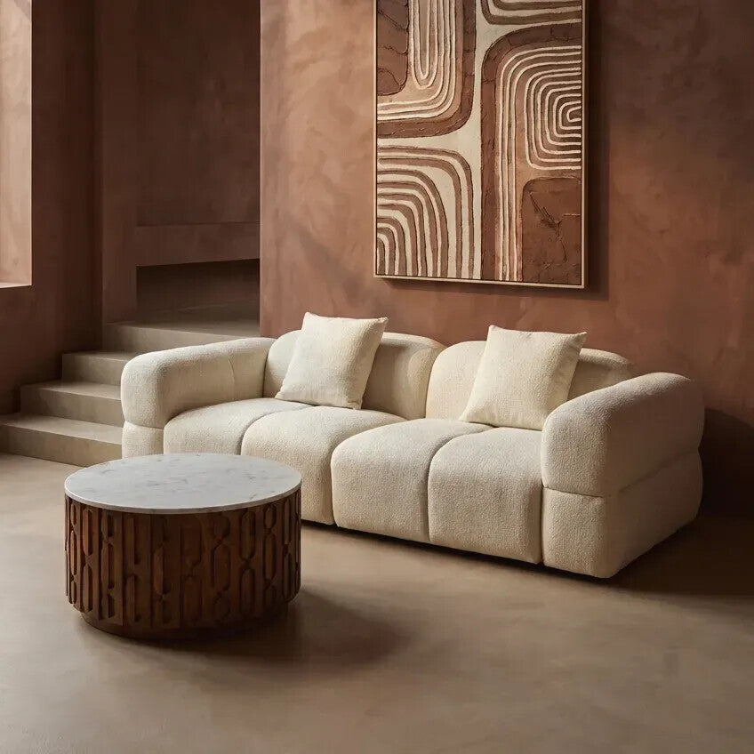 Astratto Textured Wall Art in Earthy Tones
