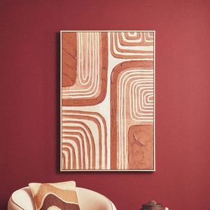 Textured Wall Art in Earthy Tones | Astratto