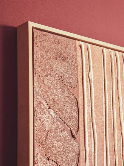 Astratto Textured Wall Art in Earthy Tones