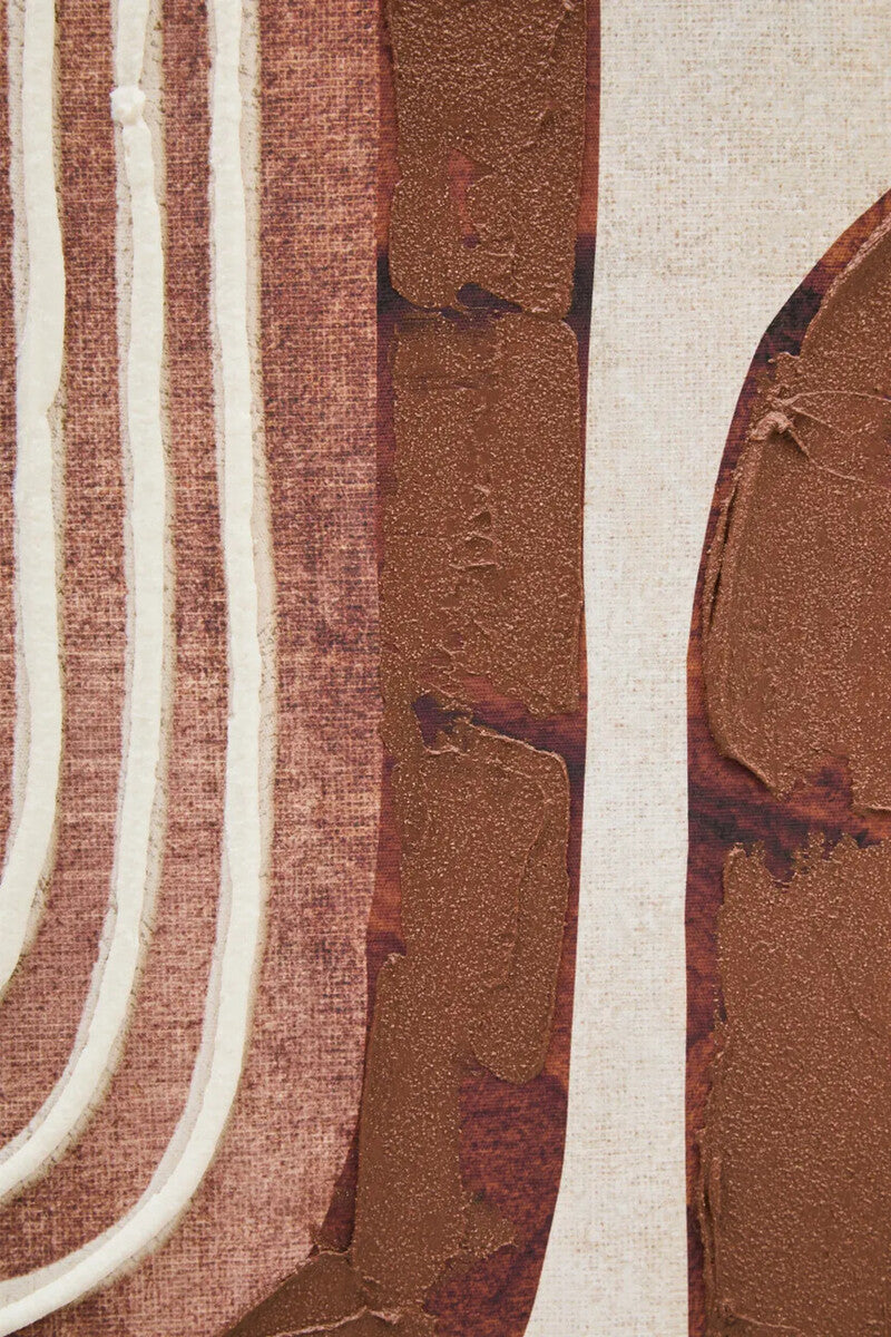 Astratto Textured Wall Art in Earthy Tones
