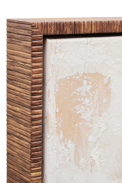 Astratto Textured Wall Art with Lady In The Straw Hat