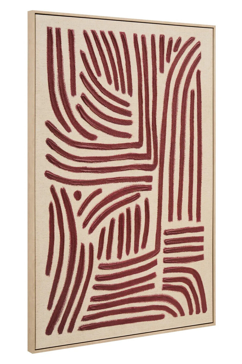 Astratto Textured Linear Abstract Wall Art