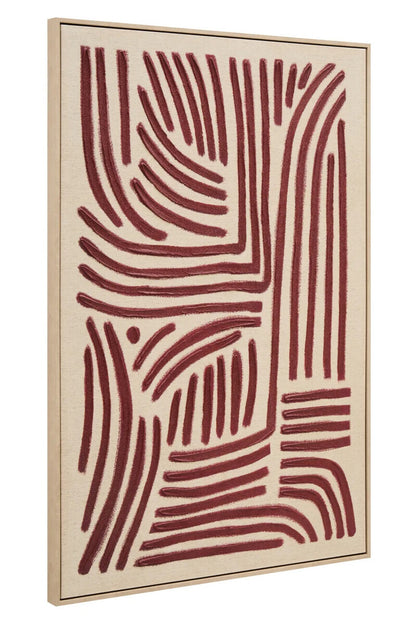 Astratto Textured Linear Abstract Wall Art
