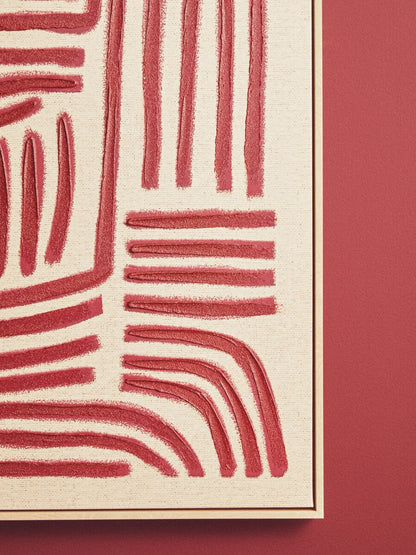 Astratto Textured Linear Abstract Wall Art