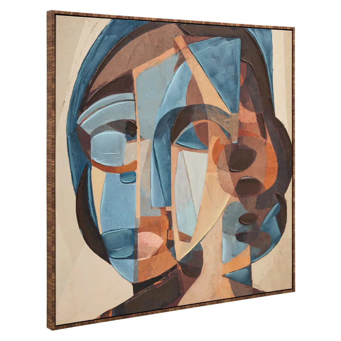 Astratto Textured Abstract Face Wall Art
