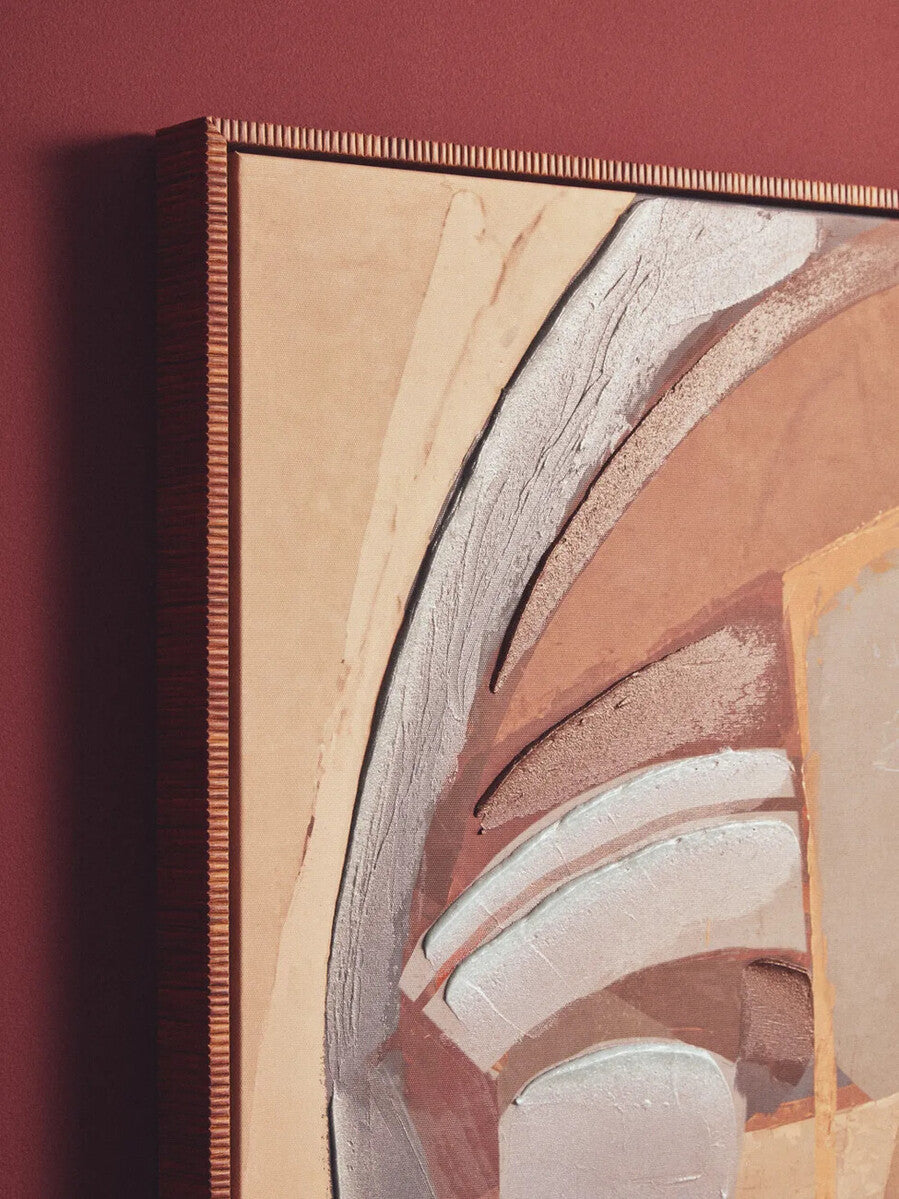 Astratto Textured Abstract Face Wall Art