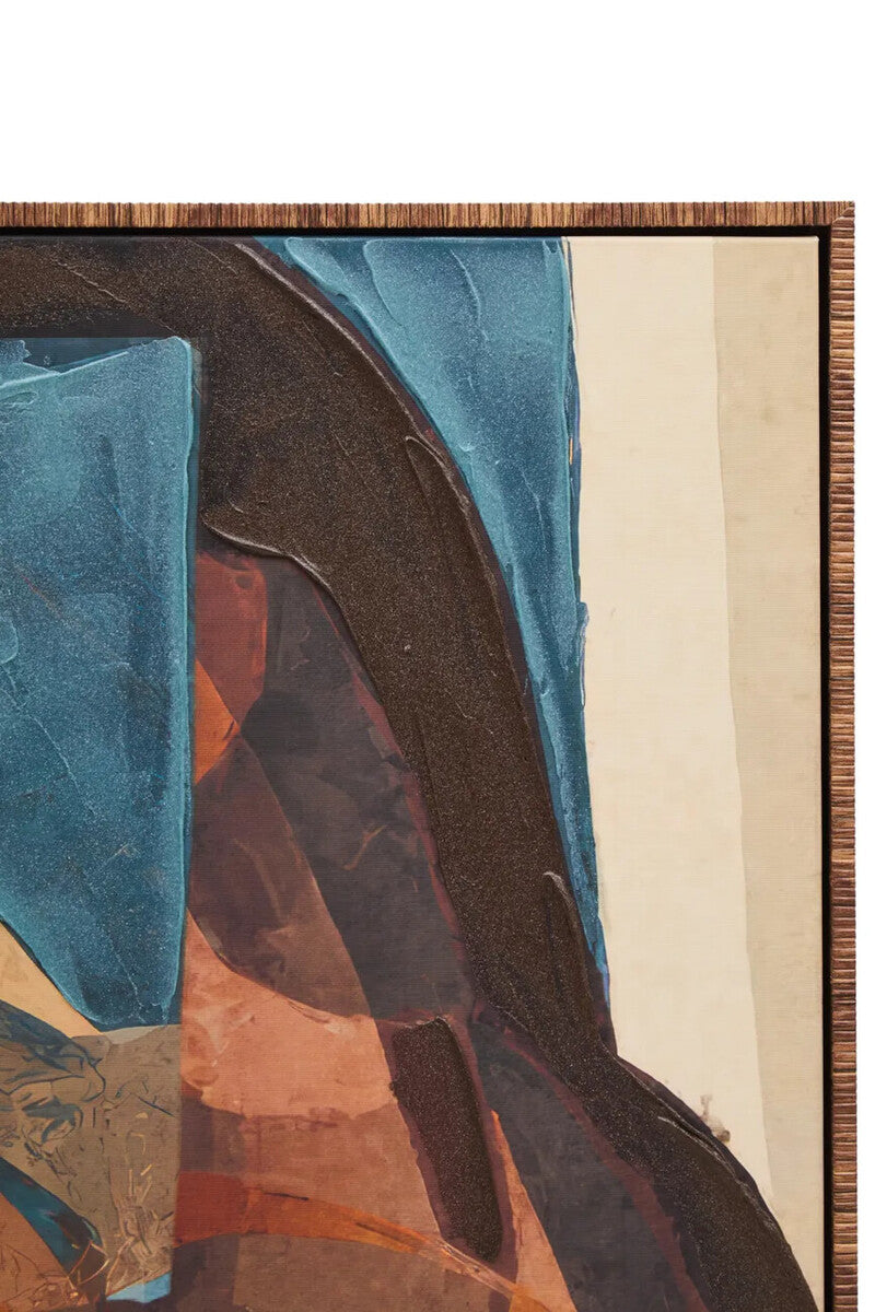 Astratto Textured Abstract Face Wall Art