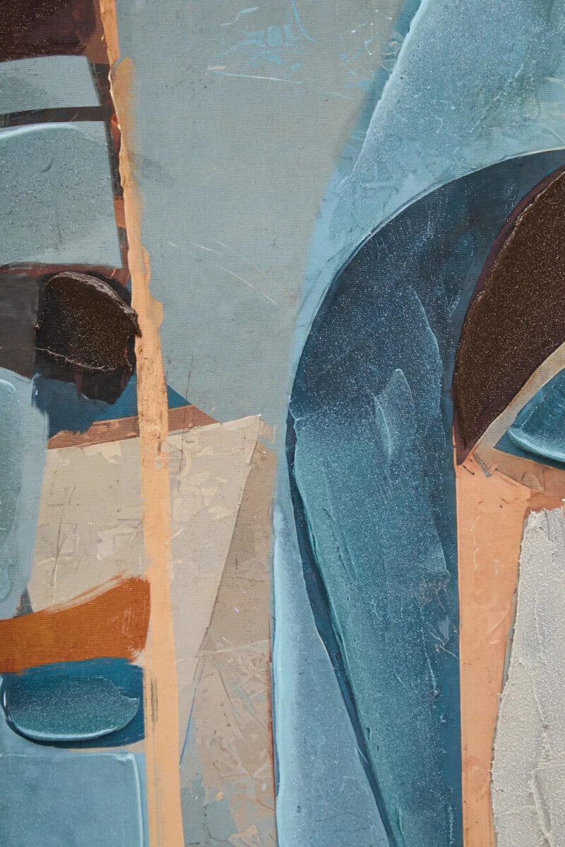 Astratto Textured Abstract Face Wall Art