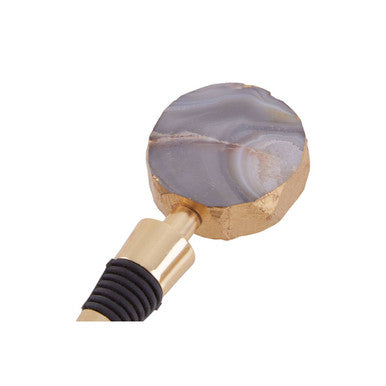 Bowerbird Agata Natural Bottle Opener And Stopper Set