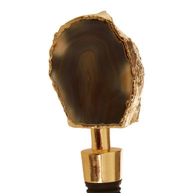 Bowerbird Agata Grey Bottle Opener And Stopper Set