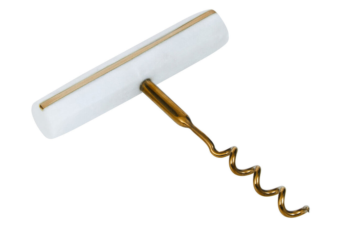 Omari White Marble Corkscrew - Image 3