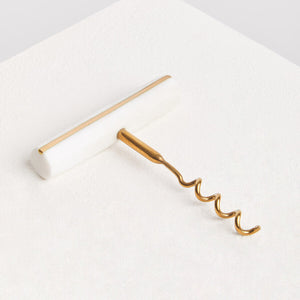 White Marble Corkscrew | Omari