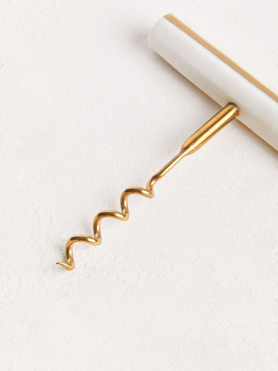 Omari White Marble Corkscrew - Image 4