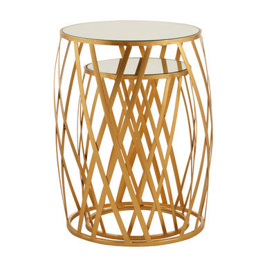 Avantis Set Of 2 Cross Design Nesting Tables