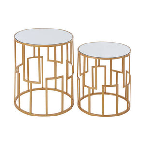 Avantis Set Of 2 Round Side Tables
