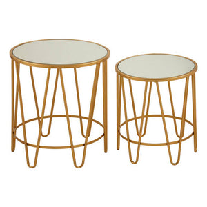 Avantis Set Of 2 Hairpin Design Side Tables