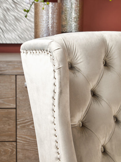 Kensington Townhouse Grey Velvet Dining Chair