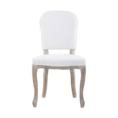 Kensington Townhouse Ivory Linen Dining Chair