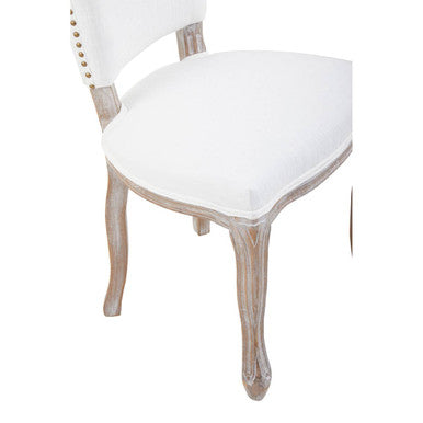 Kensington Townhouse Ivory Linen Dining Chair