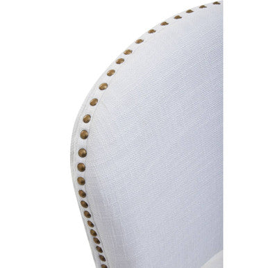 Kensington Townhouse Ivory Linen Dining Chair