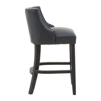 Kensington Townhouse Black Hevea Bar Chair