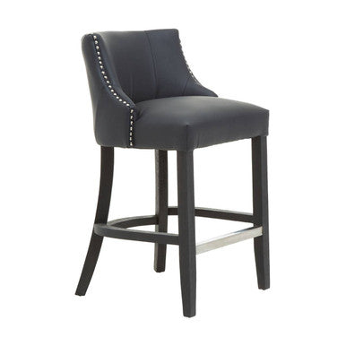 Kensington Townhouse Black Hevea Bar Chair