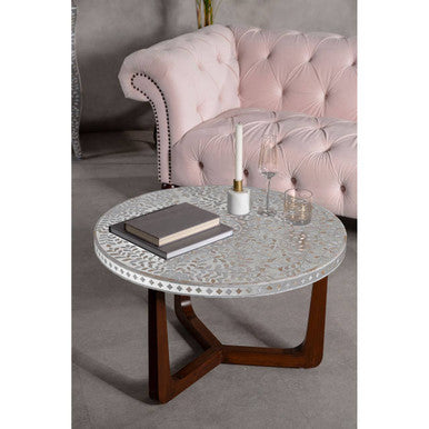 Suri 3 Seat Blossom Fabric Chesterfield Sofa