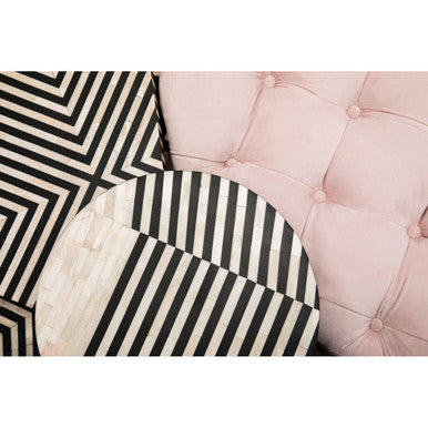 3 Seater Blossom Fabric Chesterfield Sofa, Suri - Image 9