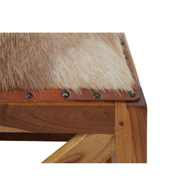 Kendari Goat Leather Stool