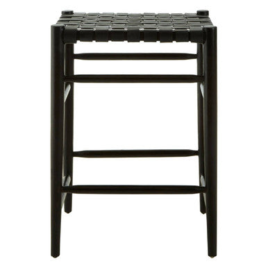 Kendari Barstool with Black Leather Strap