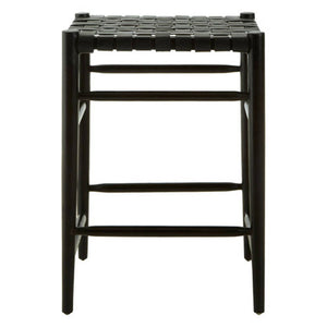 Kendari Barstool with Black Leather Strap