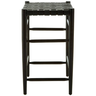 Kendari Barstool with Black Leather Strap