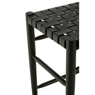 Kendari Barstool with Black Leather Strap