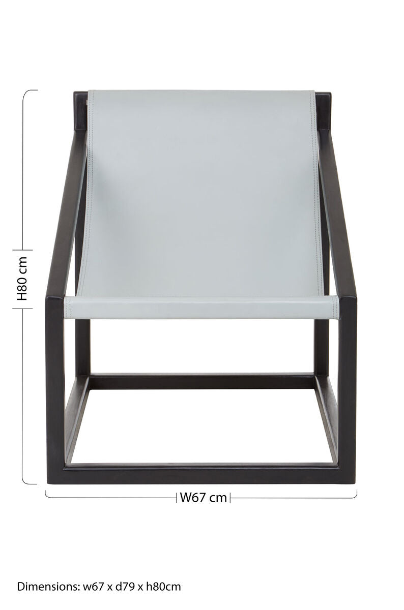 Kendari Grey Cubic Frame Chair - Image 8