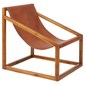 Kendari Brown Cubic Frame Chair