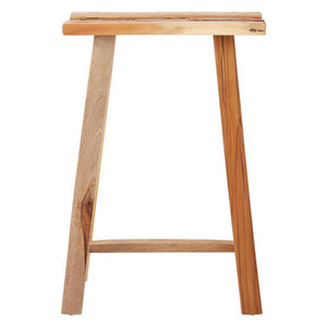 Kendari Natural Recycled Teak Wood Stool