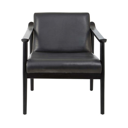 Kendari Black Leather Chair