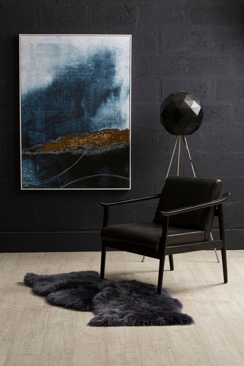 Kendari Black Leather Chair