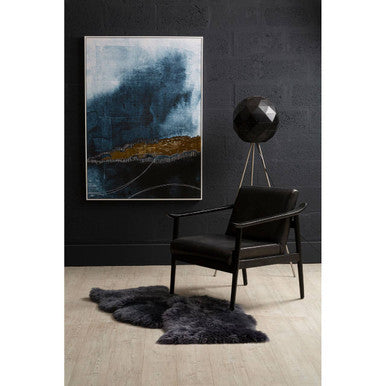 Kendari Black Leather Chair